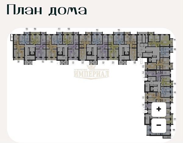 2-к квартира, 68 кв.м.