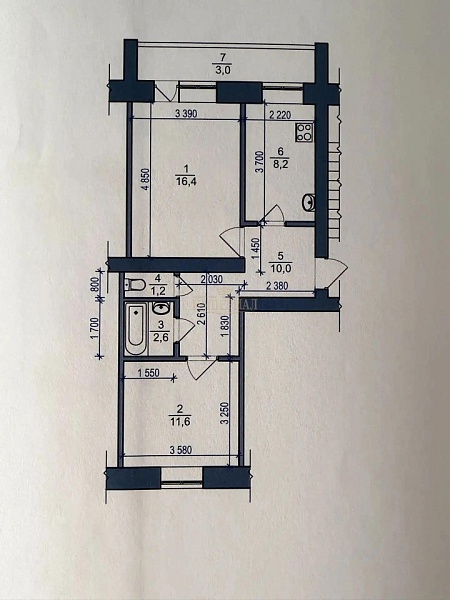 Купить двухкомнатную квартиру 50 м² в Йошкар-Оле на 2/5 этаже за 6200000 ₽