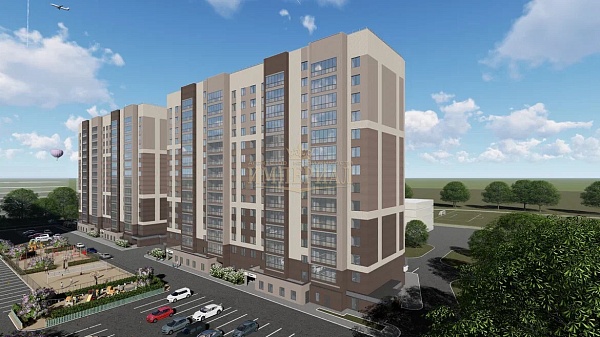 2-к квартира в новостройке, 64 кв.м.