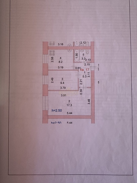 Купить двухкомнатную квартиру 43.5 м² в Йошкар-Оле на 2/9 этаже за 3090000 ₽