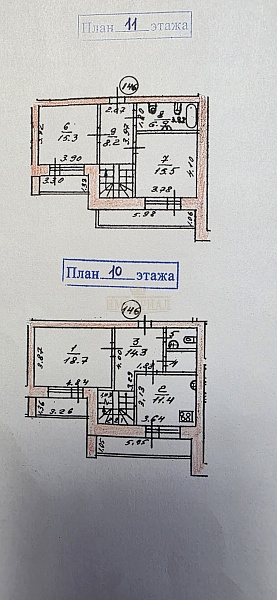 3-к квартира, 106 кв.м.