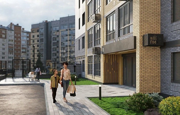 2-к квартира в новостройке, 64 кв.м.