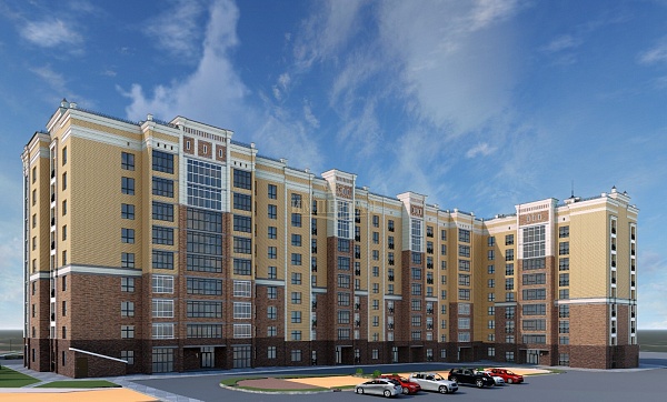 1-к квартира в новостройке, 59 кв.м.