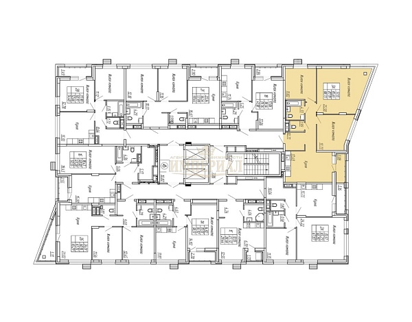 3-к квартира в новостройке, 87 кв.м.