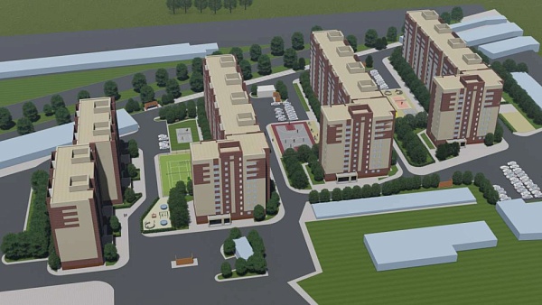 Купить новую двухкомнатную квартиру в новостройке 61.1 м² в Йошкар-Оле на 1/9 этаже за 3971500 ₽