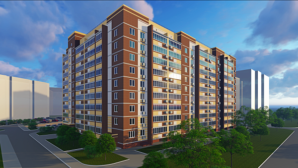 Купить новую однокомнатную квартиру в новостройке 42 м² в Йошкар-Оле на 7/9 этаже за 2949000 ₽